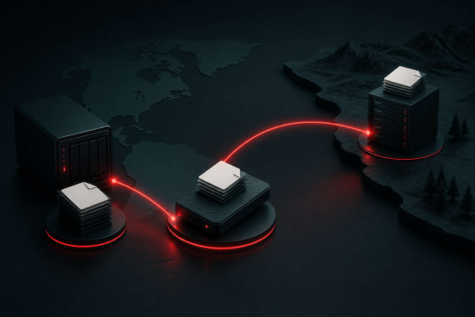 Strategia di backup con copie locali e una copia fuori sede
