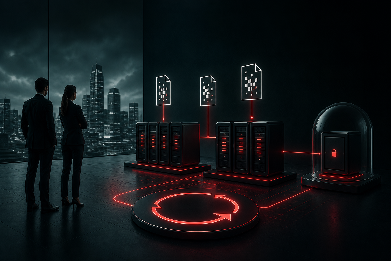 Copie di backup aziendali distribuite e pronte al ripristino