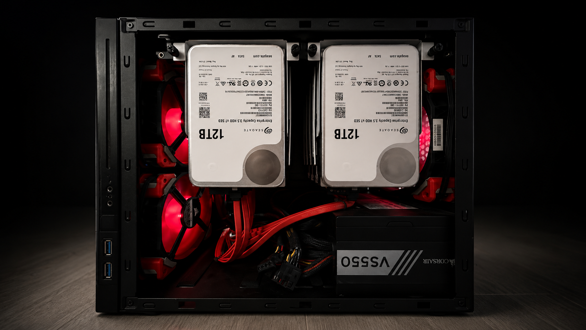 NERDFLIX, hard disk da 12TB