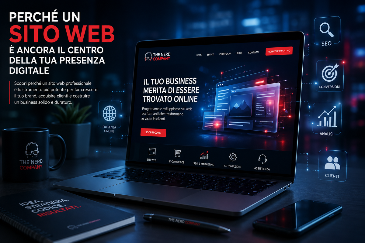 Perché un sito web è ancora il centro della tua presenza digitale